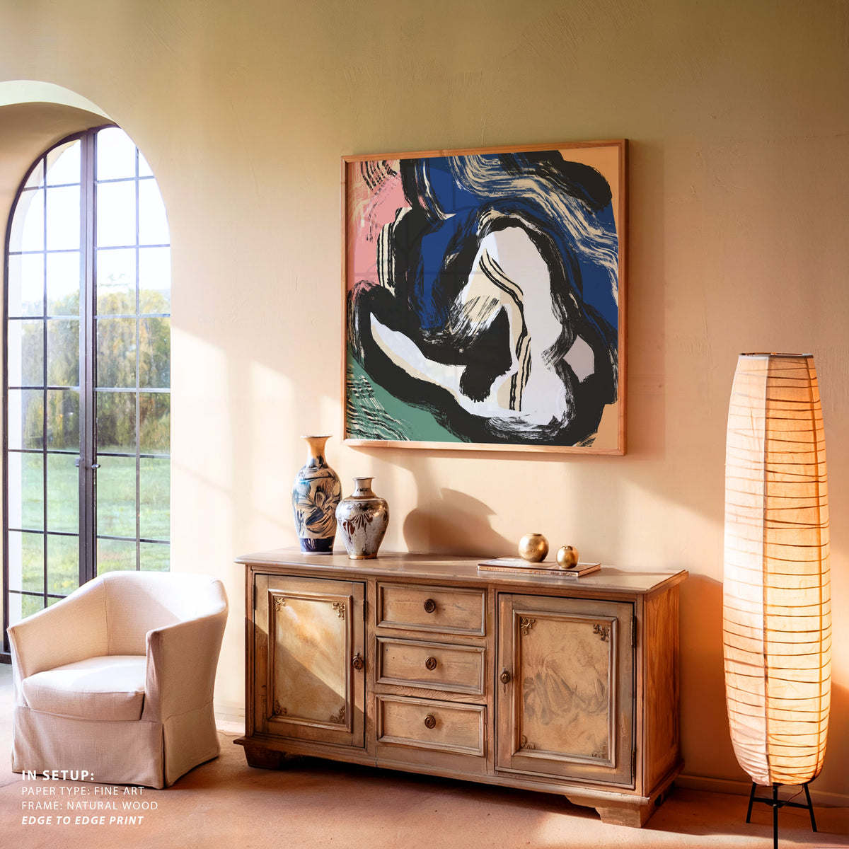 Sitting Nude Bold Abstract
