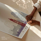 Skyline India Mumbai Travel Poster Print