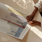 Skyline Toronto Travel Poster Print