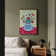 Still Life Vase with Wild Flowers Bouquet Bright colours – image 6