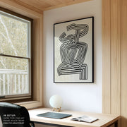 Stripe Woman Portrait – image 6