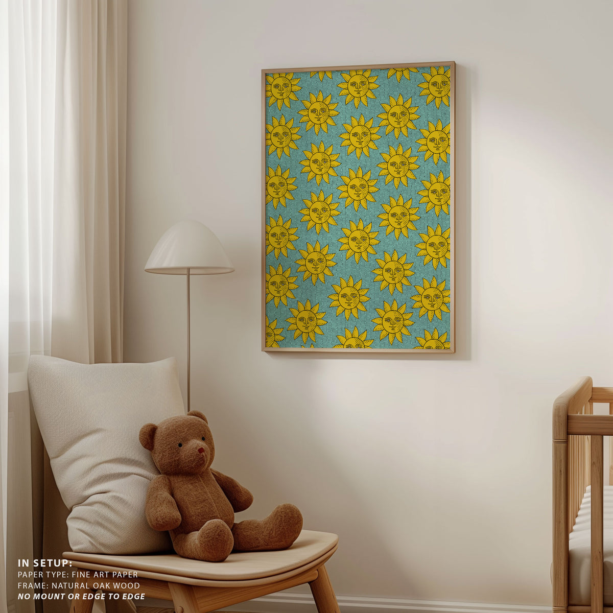 Sun Face Pattern