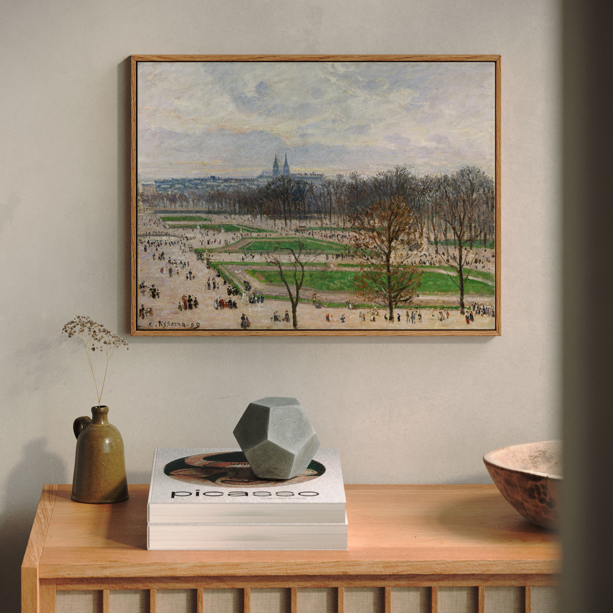 The Garden of the Tuileries on a Winter Afternoon