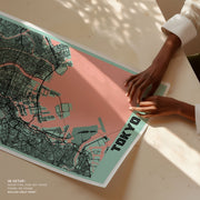 Tokyo Japan Peony City Map – image 5