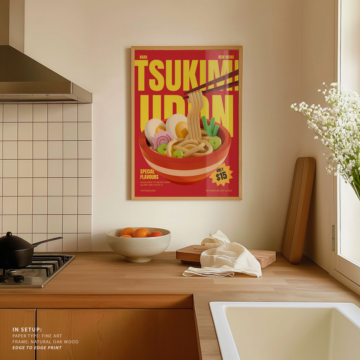 Tsukimi Udon Menu