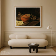 Still Life with Earthenware, Bottle and Clogs – image 3