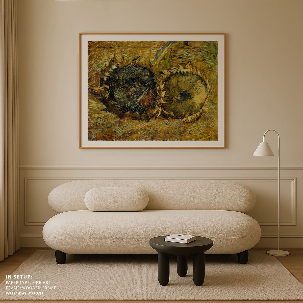 Still Life with Two Sunflowers