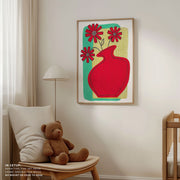 Vibrant Red Vase Blossoms – image 5