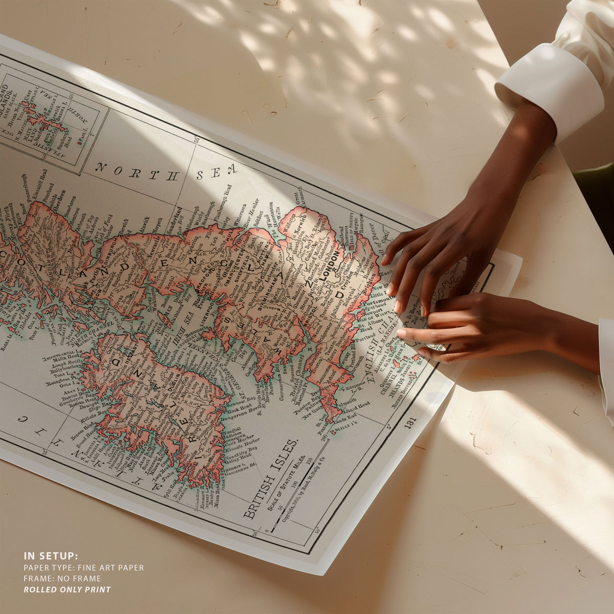 Vintage Universal Atlas British Isles