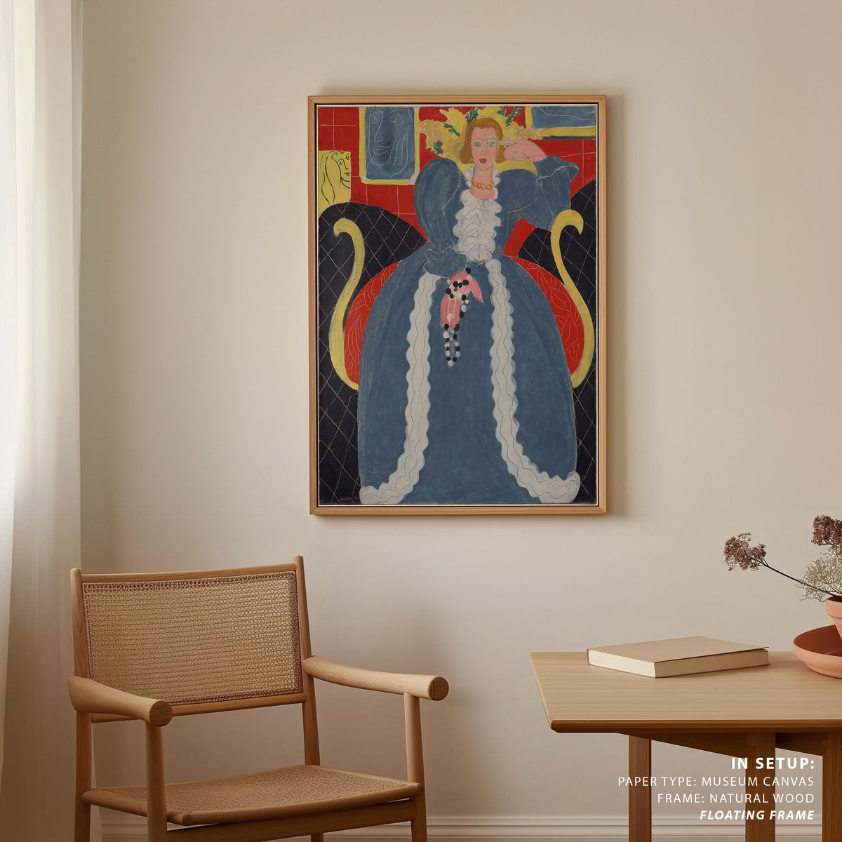 Woman in Blue or The Large Blue Robe and