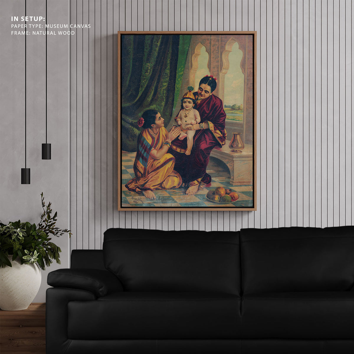Yashoda Krishna, Raja Ravi Varma Paintings
