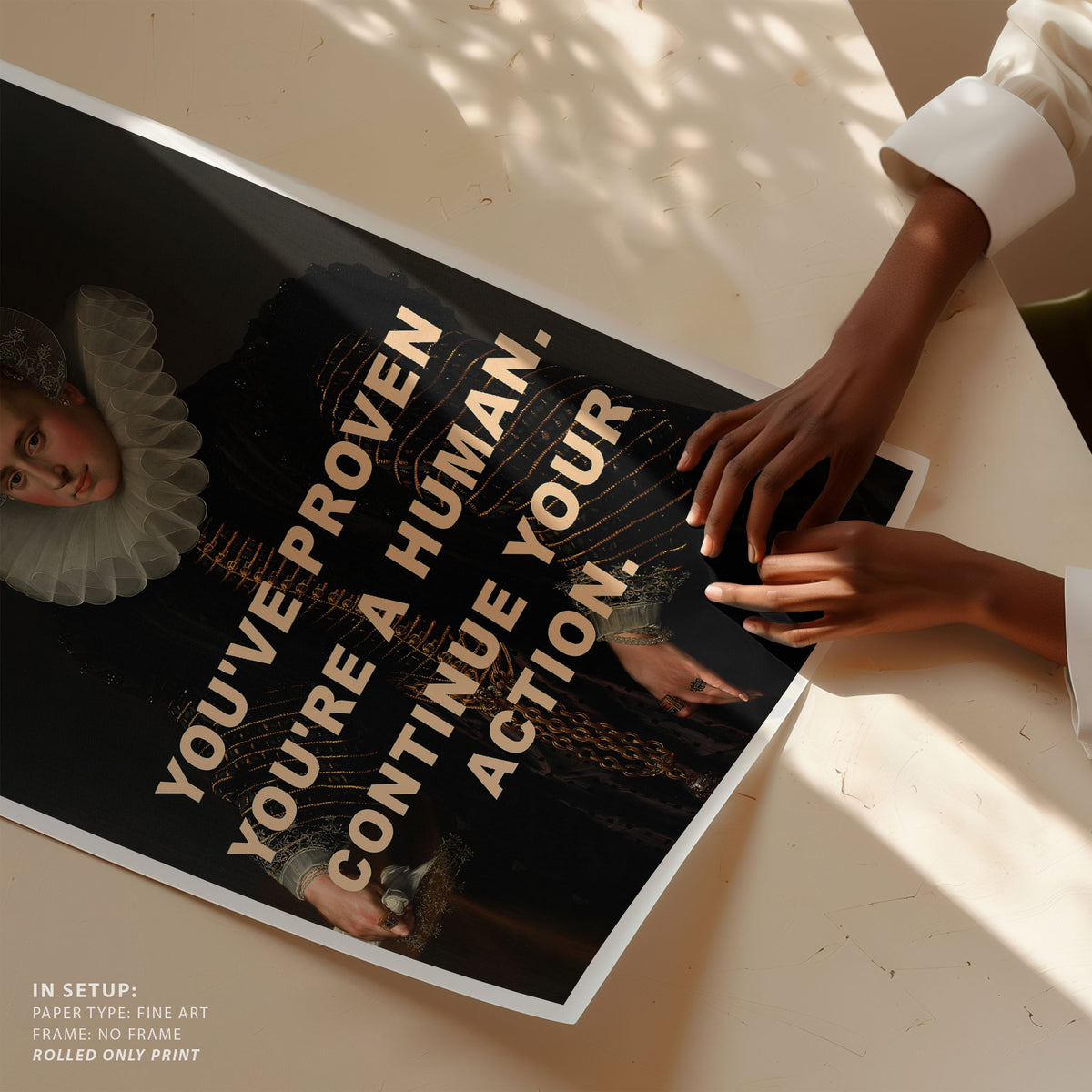 You've Proven You're a Human. Continue Your Action