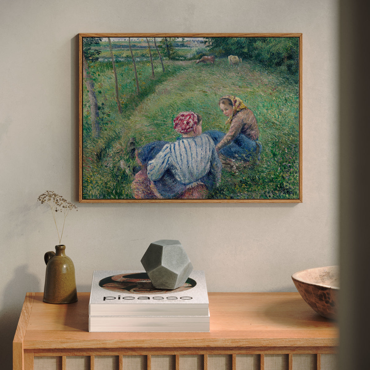 Young Peasant Girls Resting in the Fields