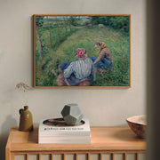 Young Peasant Girls Resting in the Fields – image 5