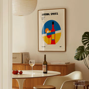 Aperol Spritz Cocktail Bauhaus Art Print – image 6