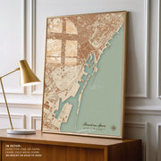 Barcelona Spain Vintage Map 07 – image 6