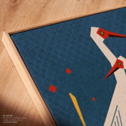 Bird Series - Geometry Crane – image 6