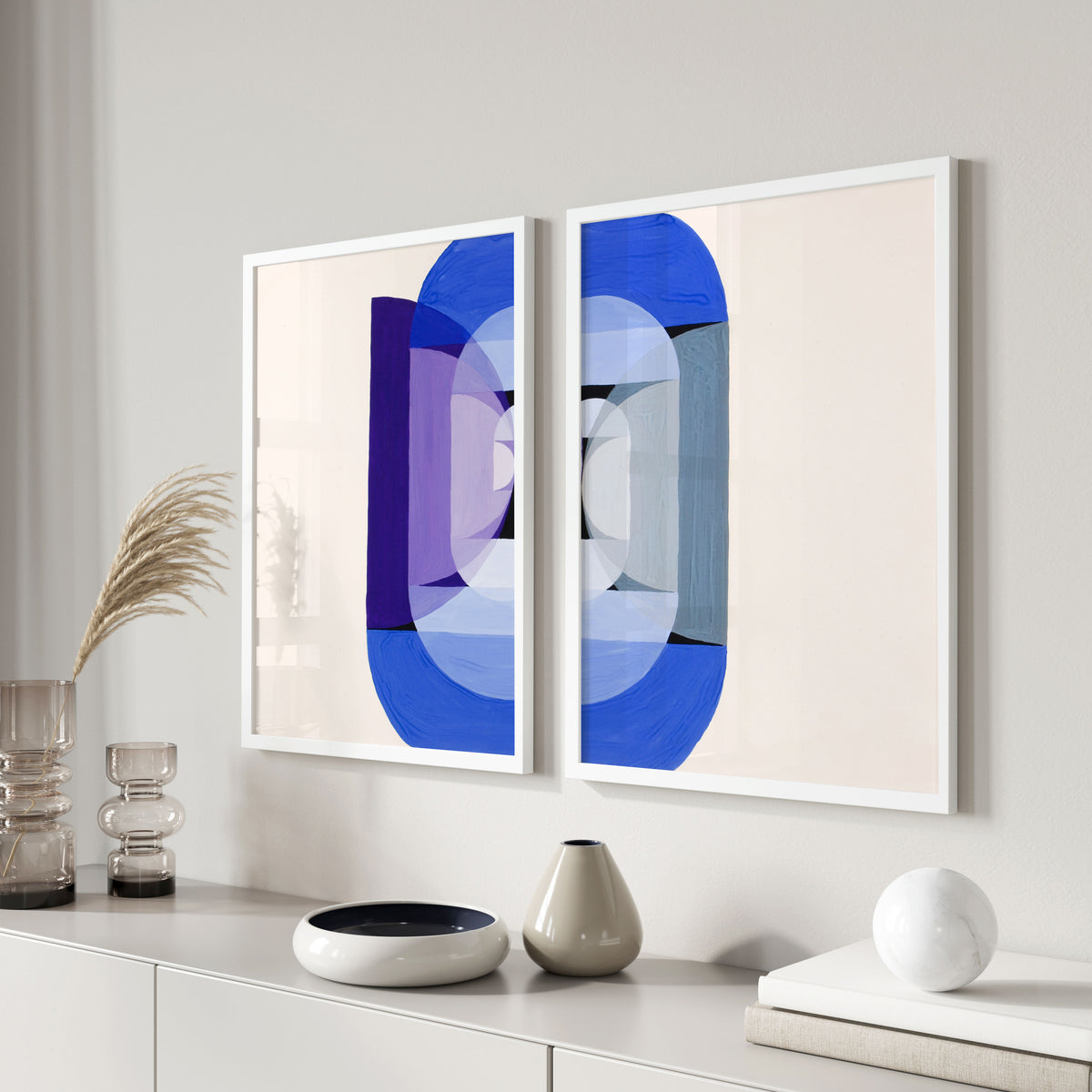 Blue Gray Violet Wheel