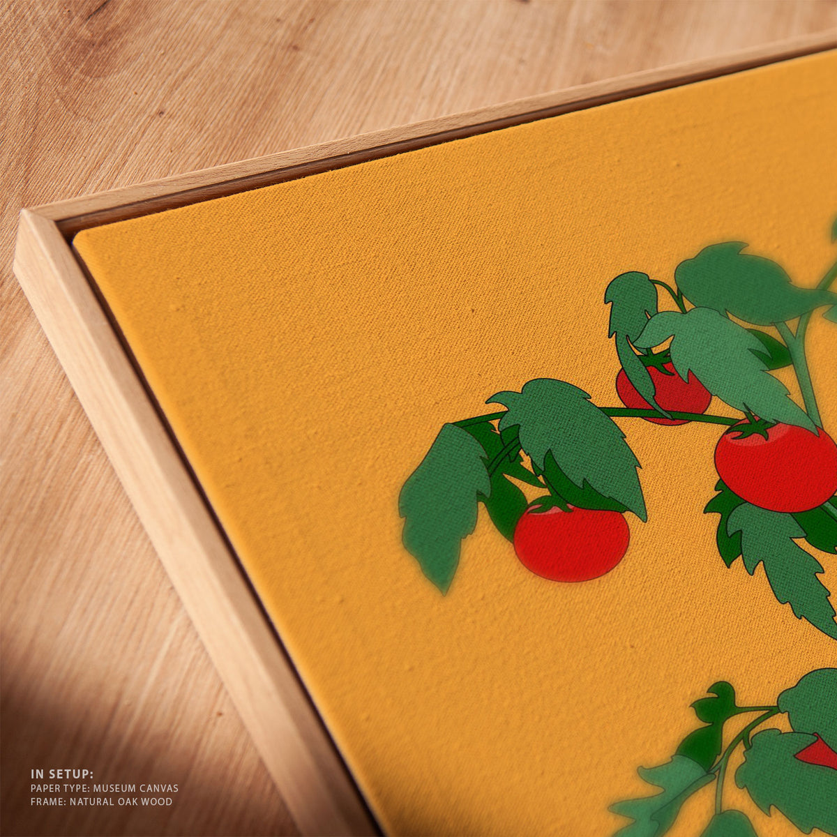 Campbells Soup Tomato Plant Retro Illustration