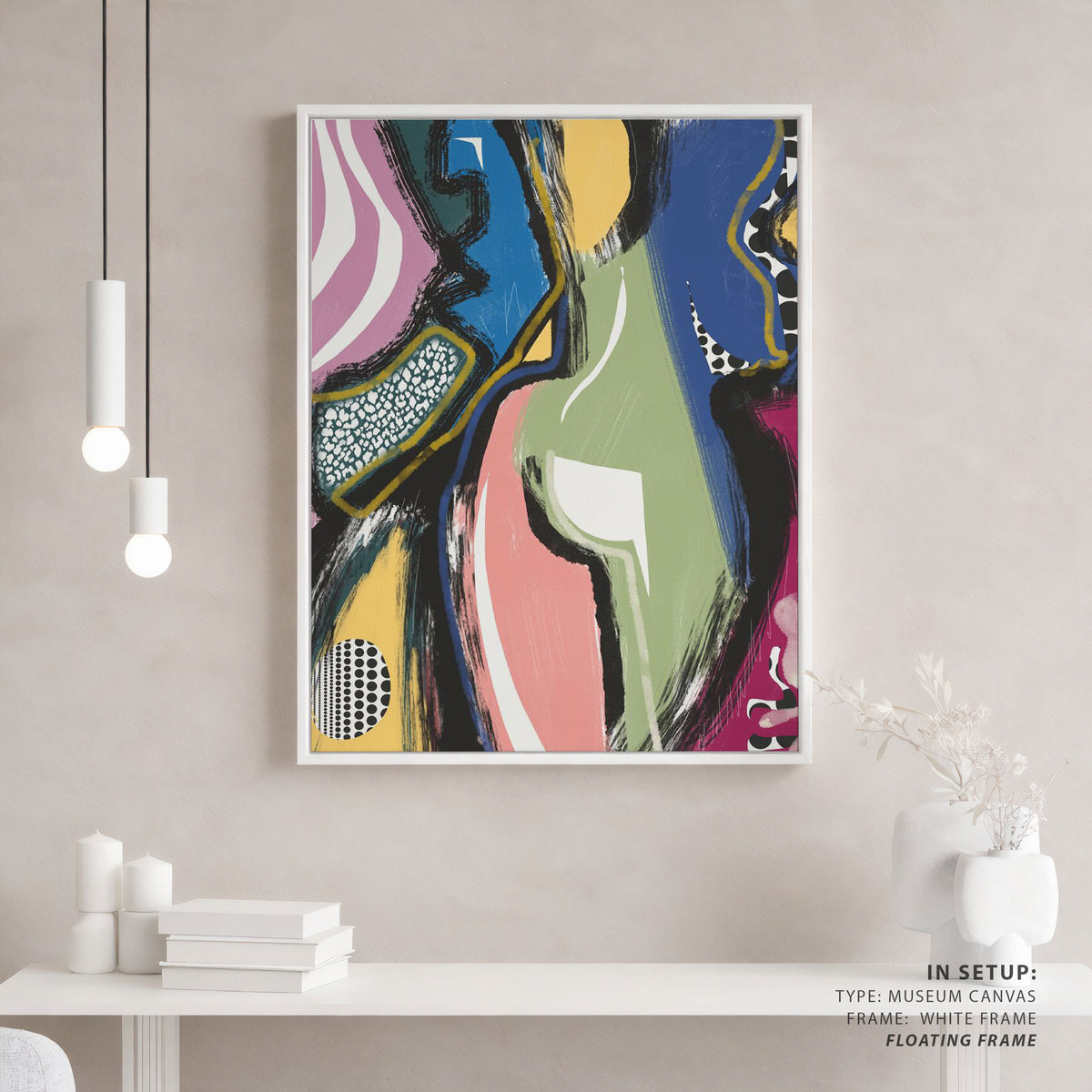 Colorful Abstract Bum