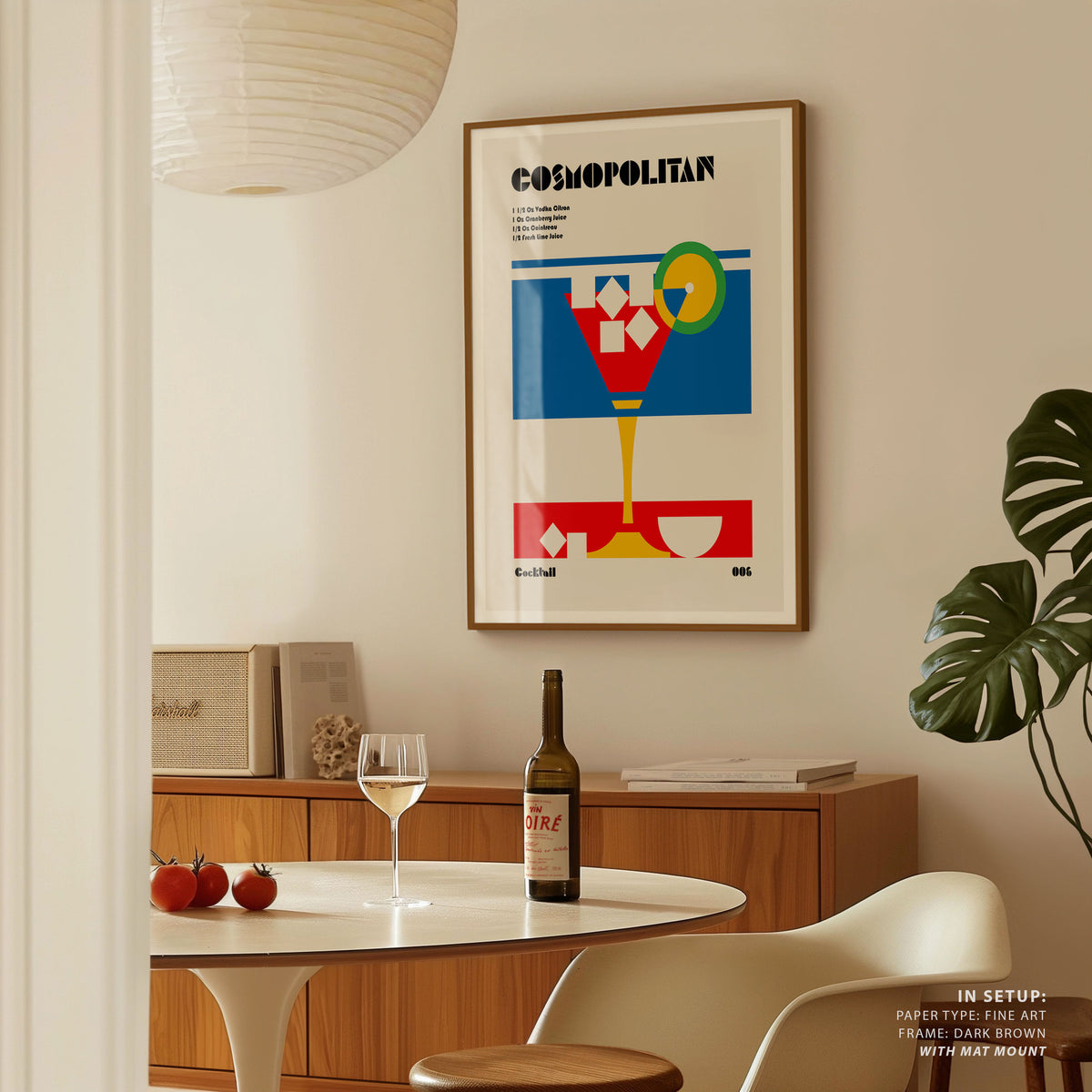 Cosmopolitan Bauhaus Cocktail