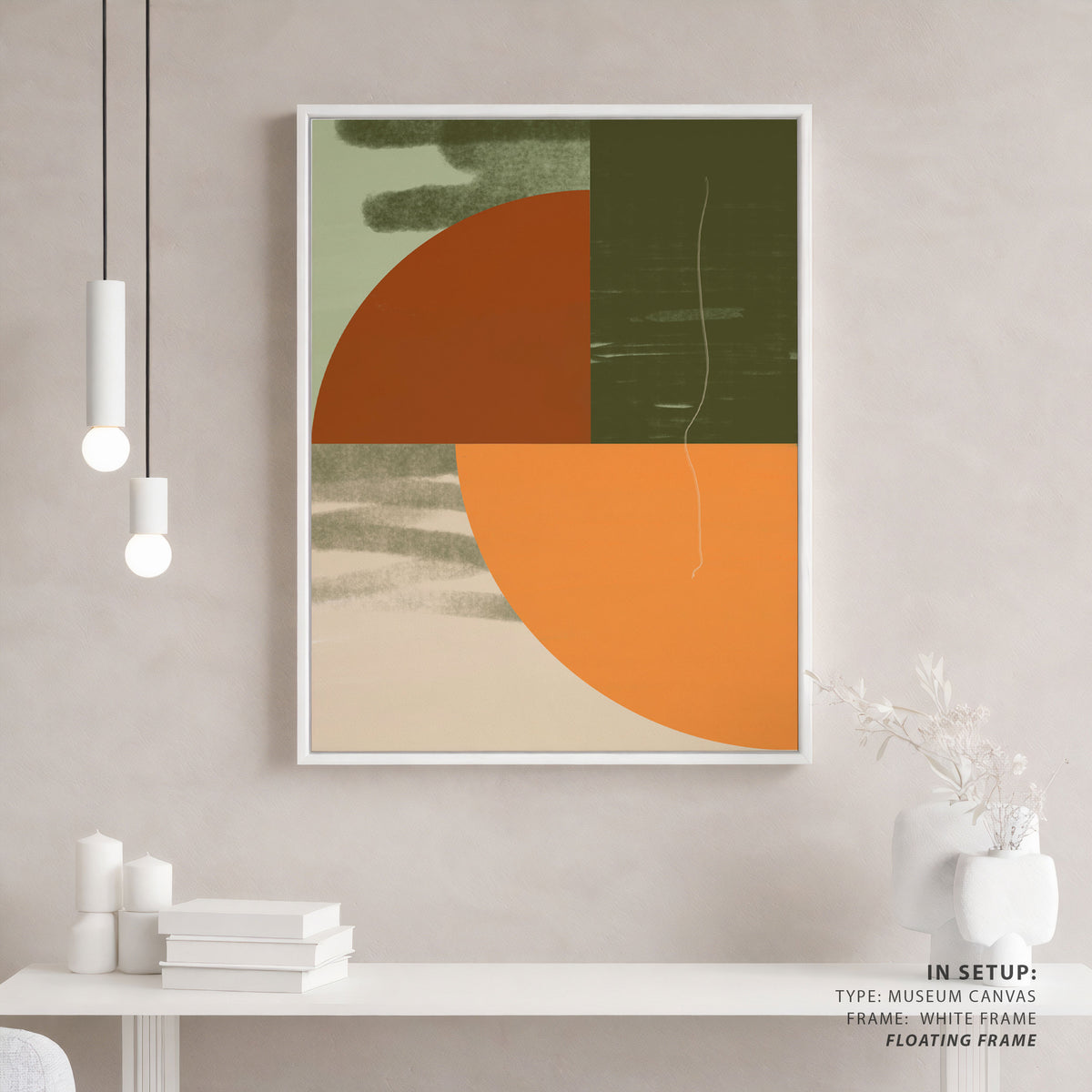 Fall Decor Abstract Shape