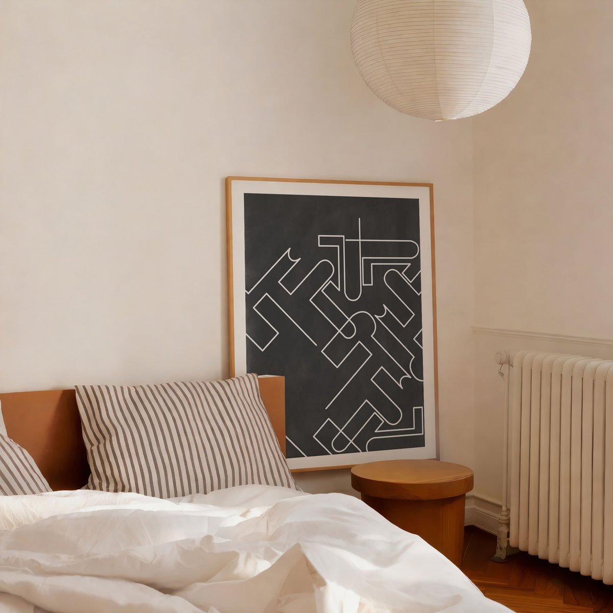 Geometric Maze Lines