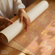 Antique Gold and Buff Pattern Tapestry – image 6