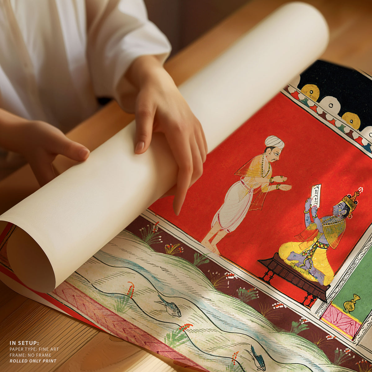 A Brahmin Gives Krishna the Message