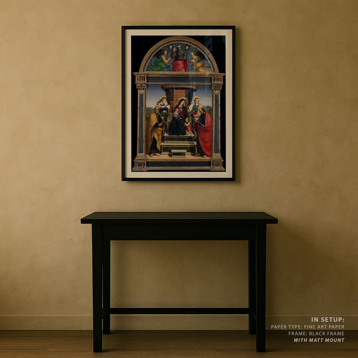 Madonna and Child Enthroned with Saints
