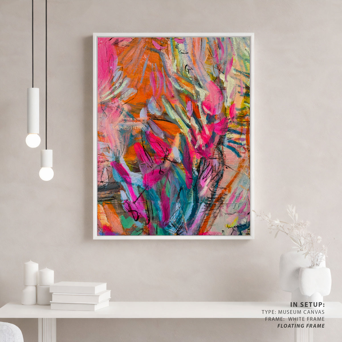 Pink Abstract Petals
