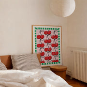 Red Cherries on a Pink – image 6