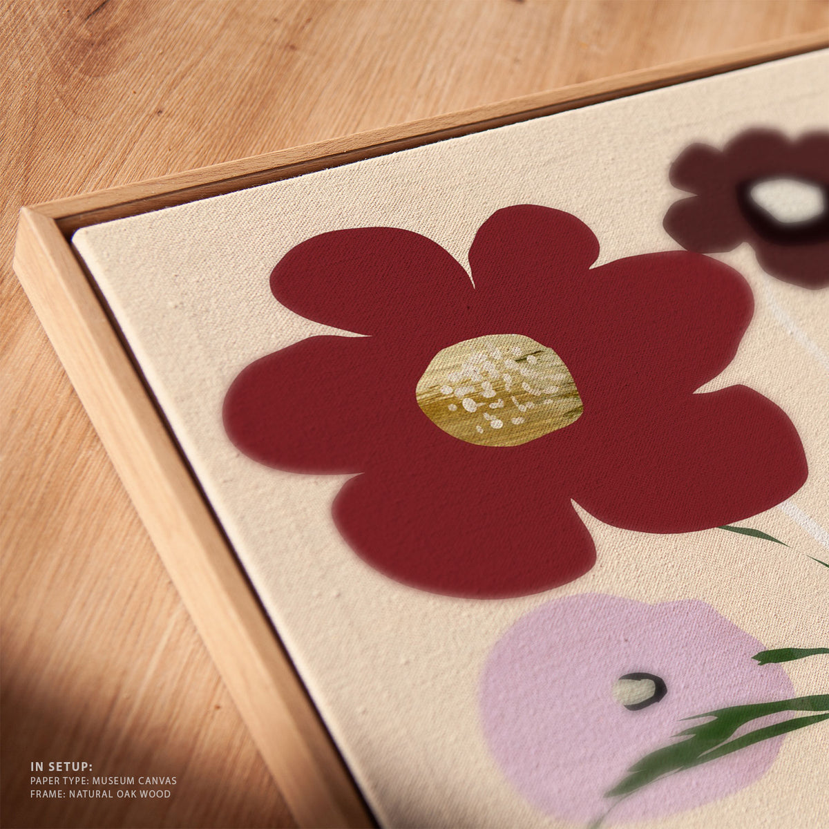 Red and Earthy Flower Vase 1