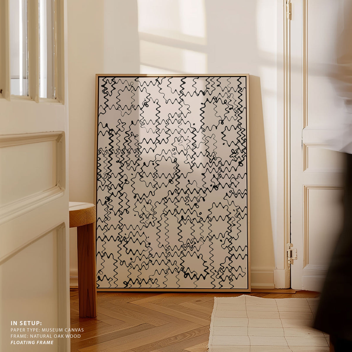 Shaky Thin Lines Pattern