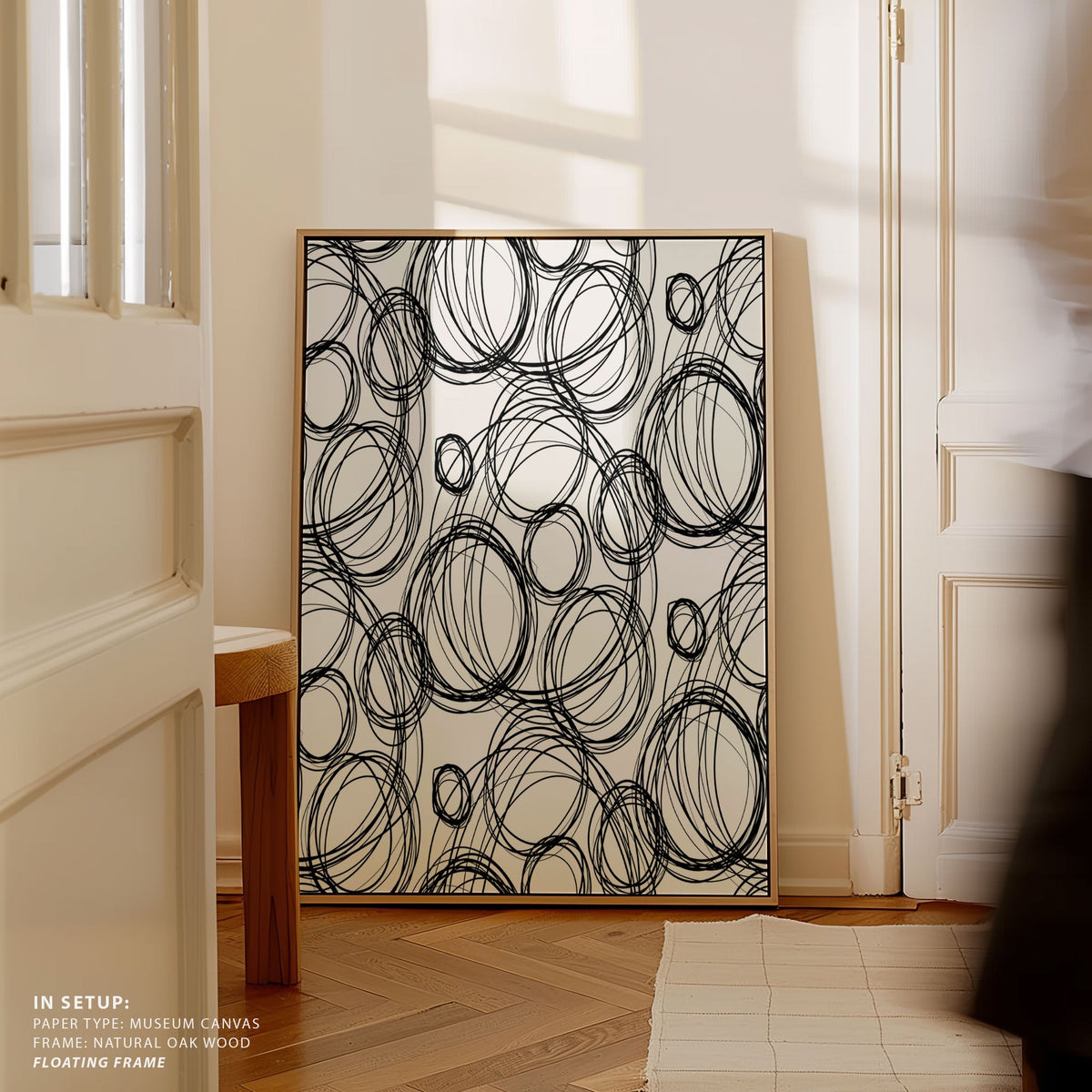 Showcases An Abstract Pattern