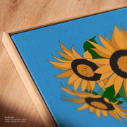 Sunflowers in Honey Whiskey Retro Illustration – image 8