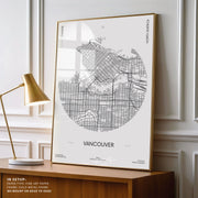 Travel Poster Urban Street Plan City Map of Vancouver – image 6