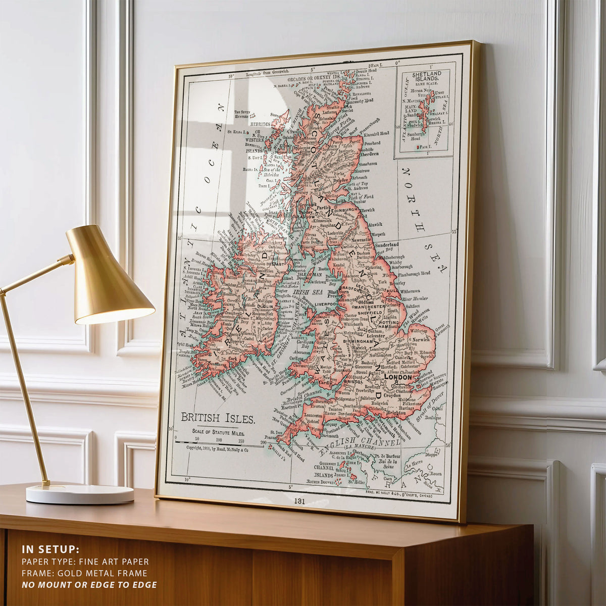 Vintage Universal Atlas British Isles