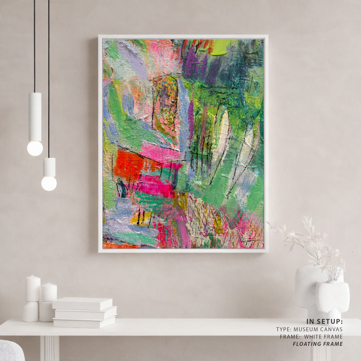 Vivid Abstract Neighborhood