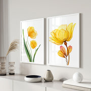 X-ray Art Yellow Tulips-Tile – image 6