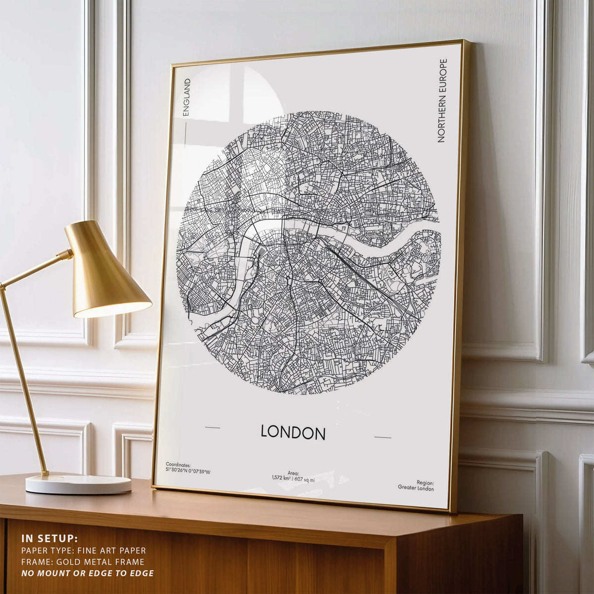 Urban Street Plan City Map of London