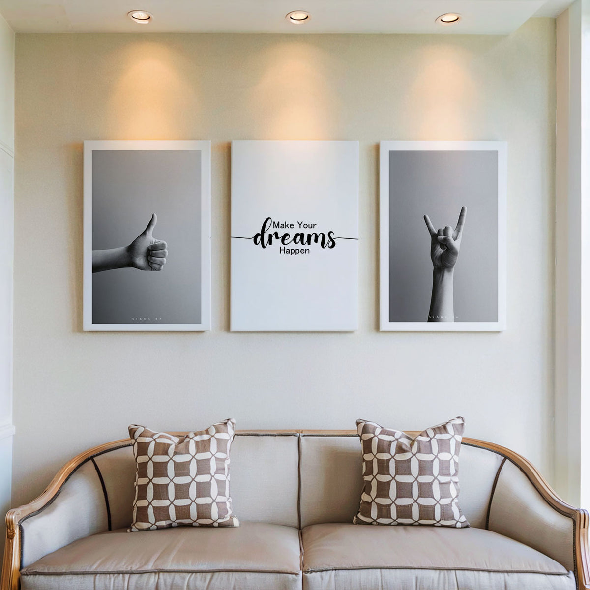 Motivational Poster Set of 3