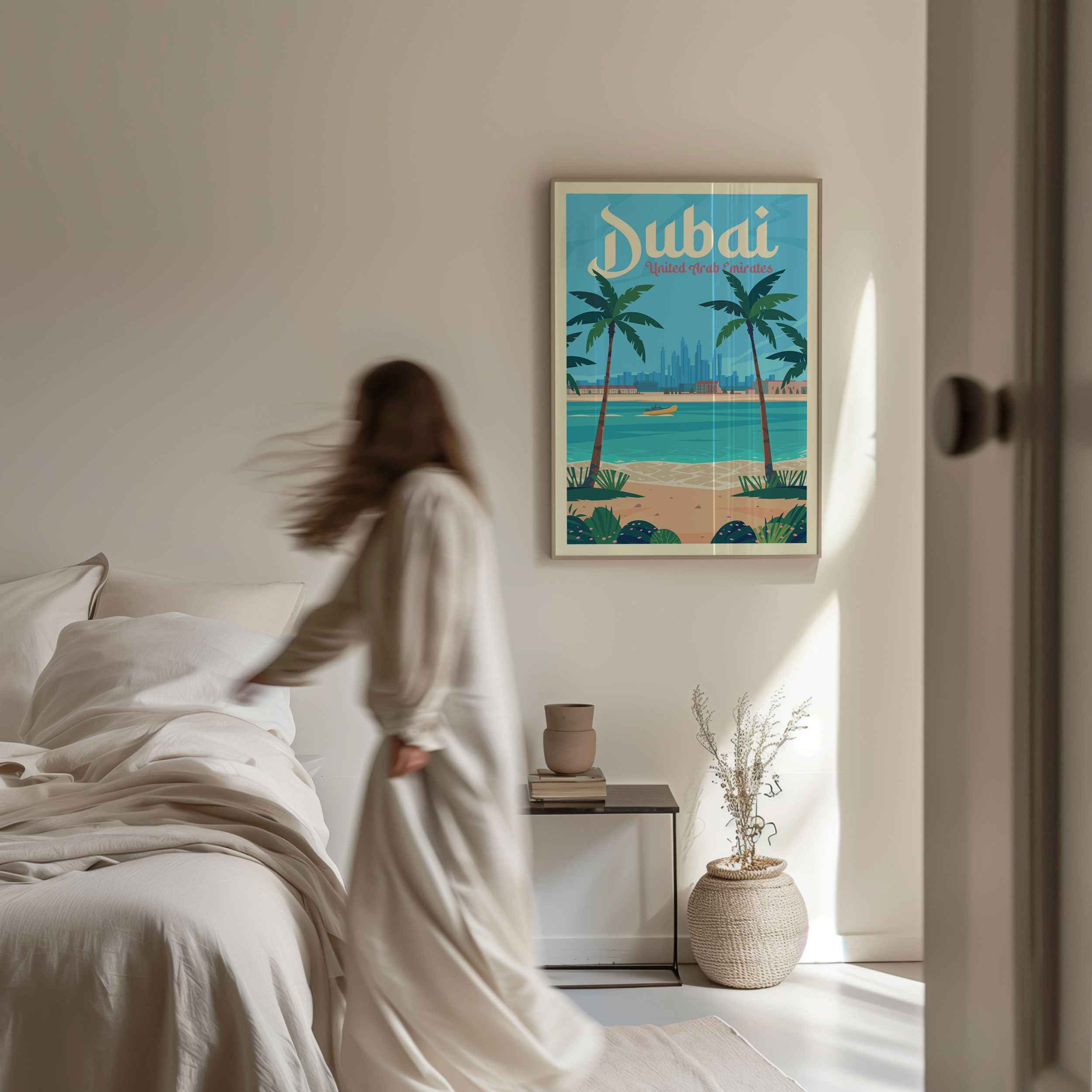 Dubai Travel Poster Print