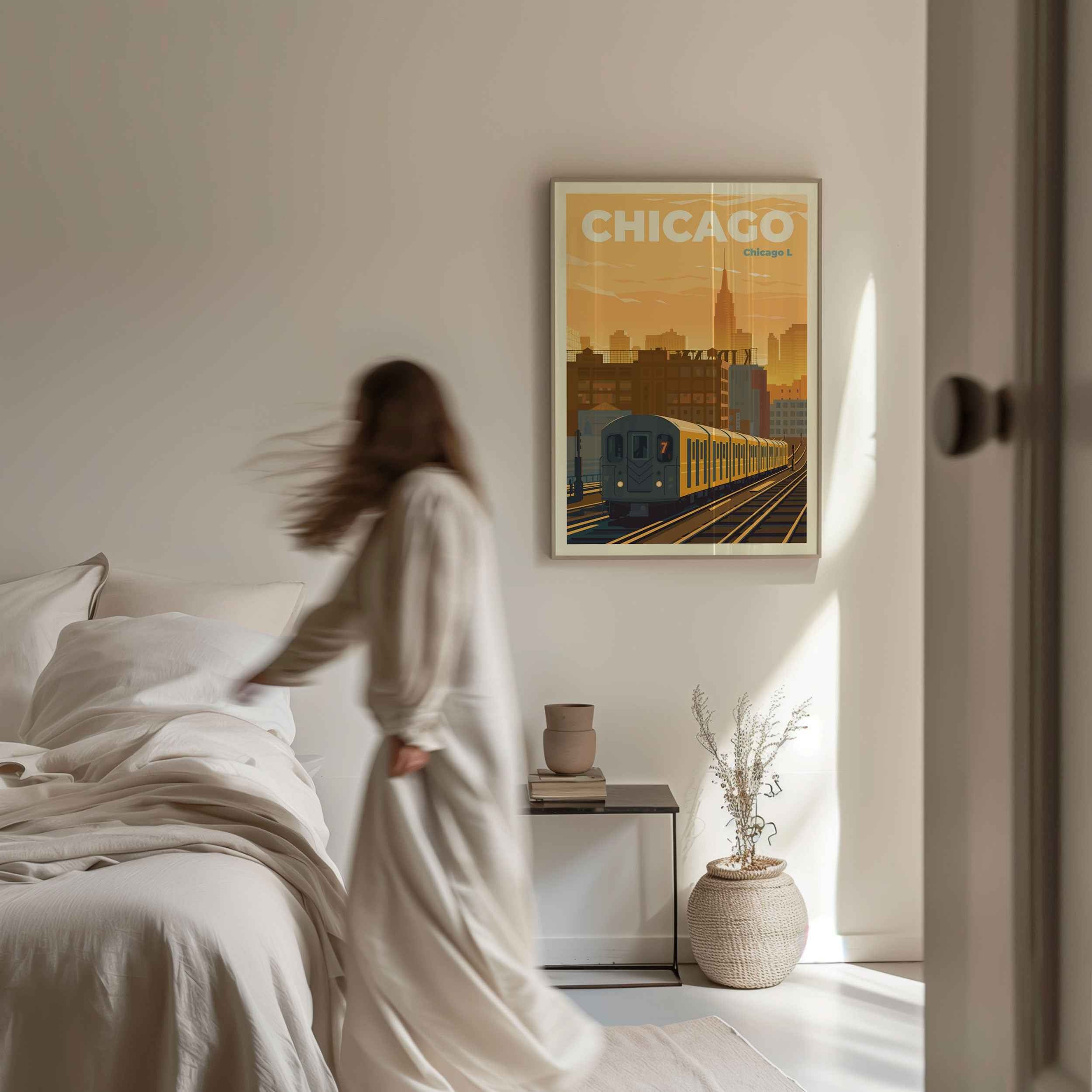 Chicago Travel Poster Print