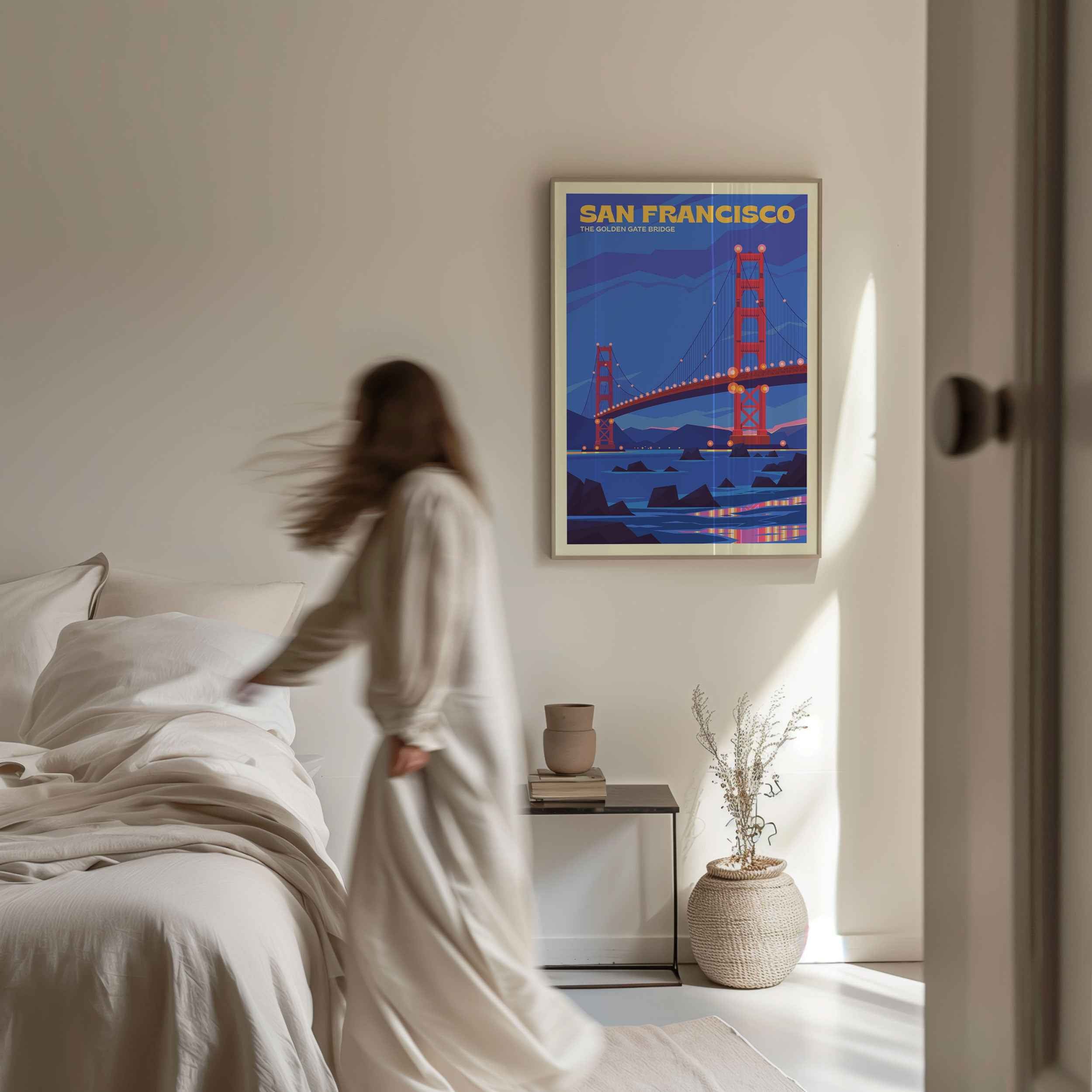San Francisco Travel Poster Print