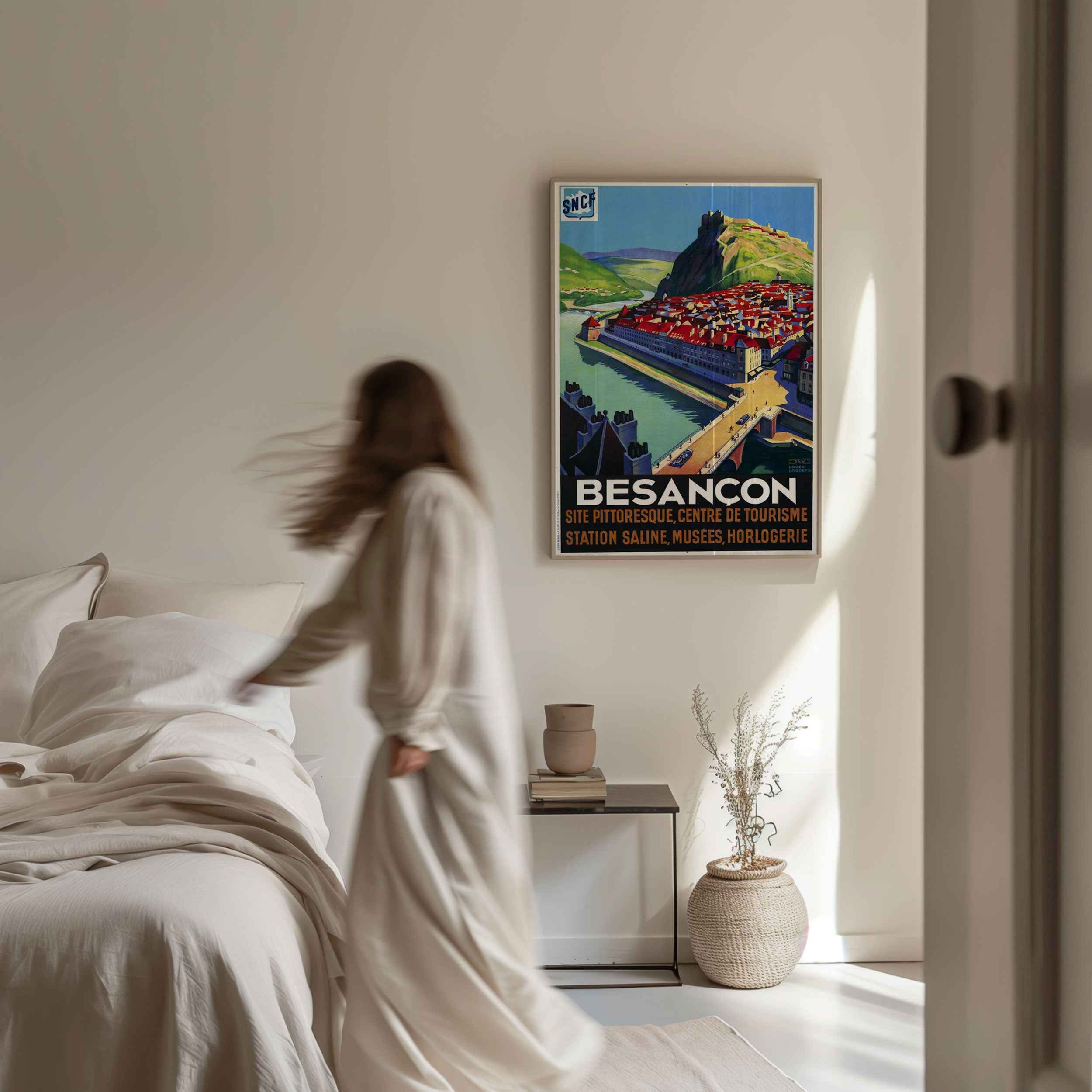 Besancon Travel Poster Print