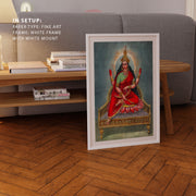 Goddess Bhuvaneshvari, Ravi Varma Painting – image 7