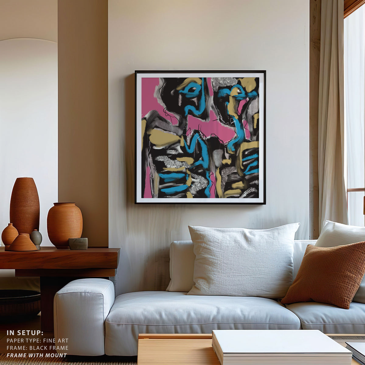 Ink and Oil Abstract 02