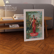 Lakshmi, Raja Ravi Varma Painting – image 7