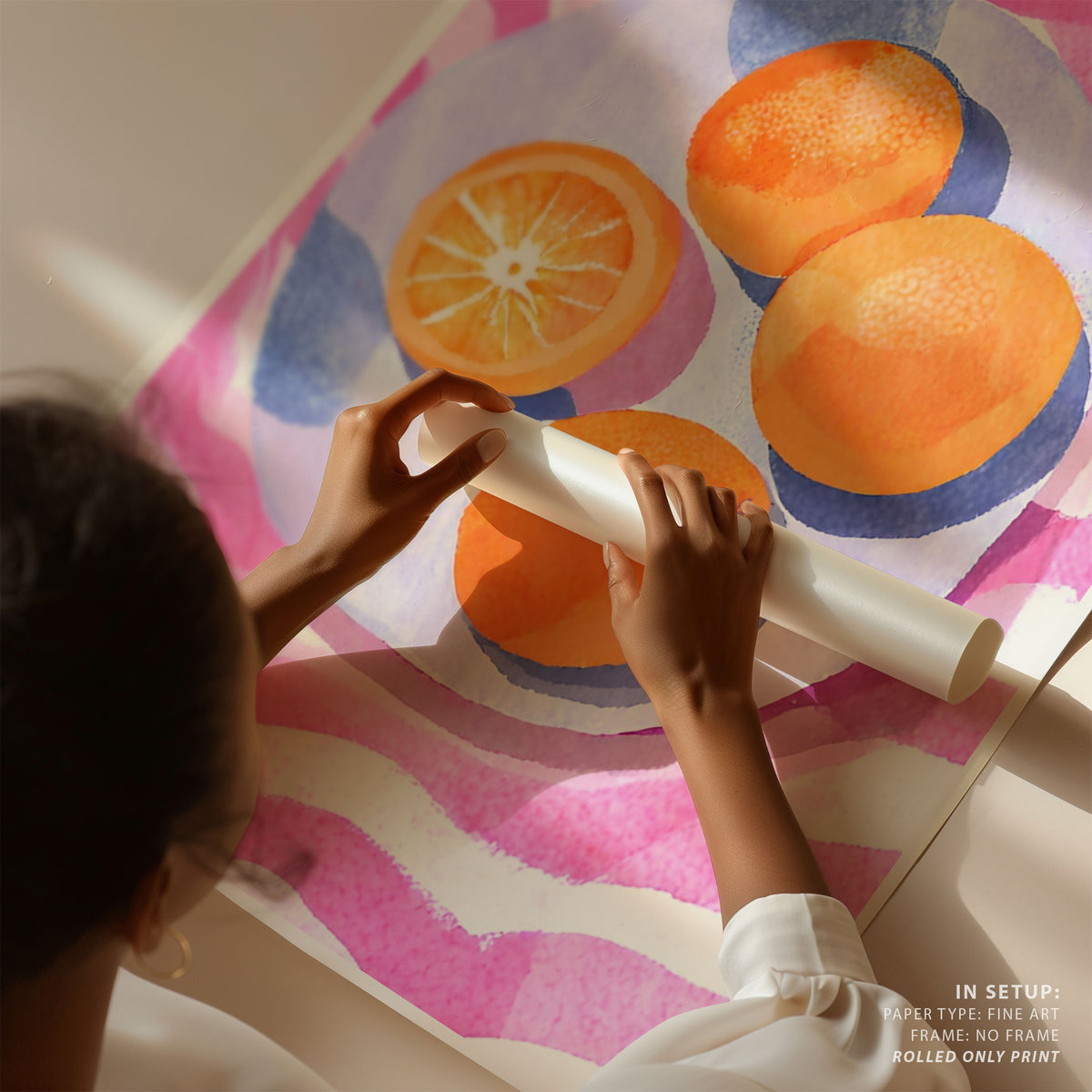 Orangen Auf Teller